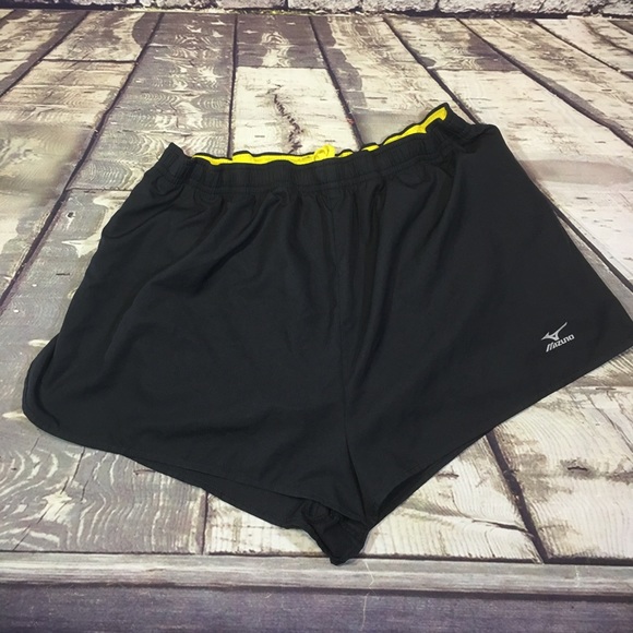 mizuno split running shorts